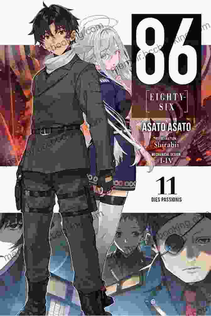 86 Eighty Six Vol Light Novel Book Cover Featuring Lena And Shin Standing Back To Back Against A Backdrop Of War Torn Landscape 86 EIGHTY SIX Vol 7 (light Novel): Mist (86 EIGHTY SIX (light Novel))