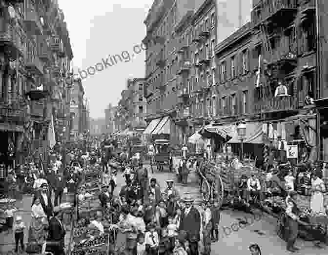 A Black And White Photograph Of A Street In Little Italy, New York City. The Street Is Lined With Italian Restaurants And Shops. New York City S Italian Neighborhoods (Images Of Modern America)