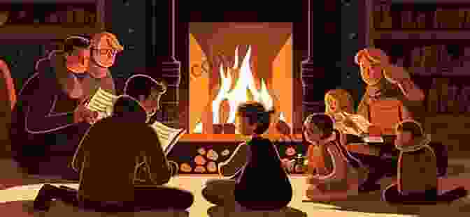 A Cozy Family Gathered Around A Fire, Engrossed In The Magical World Of Norwegian Folk Tales, Passing On The Rich Cultural Heritage To Future Generations. Norwegian Folk Tales (The Pantheon Fairy Tale And Folklore Library)