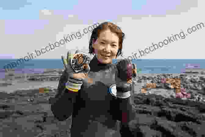 A Group Of Haenyeo, Female Divers, Submerged In The Ocean The Girl Who Fell Beneath The Sea