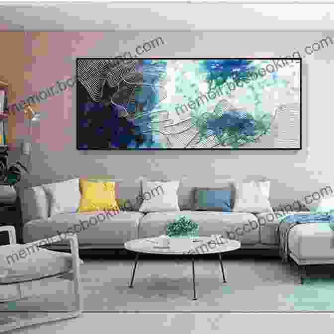 A Living Room Adorned With Beautiful Acrylic Paintings, Reflecting The Homeowner's Artistic Style Painting Party: Acrylic Painting For Beginners