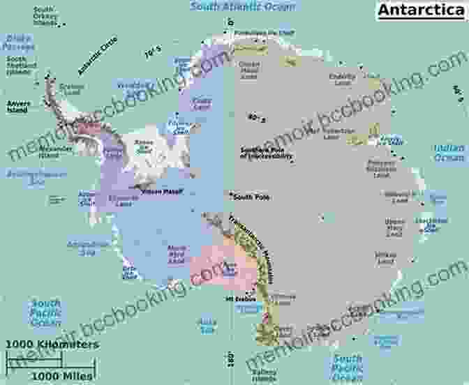 A Map Of Antarctica Showing Its Location At The South Pole And Its Vast Ice Sheets Life In Antarctica Geography Lessons For 3rd Grade Children S Explore The World
