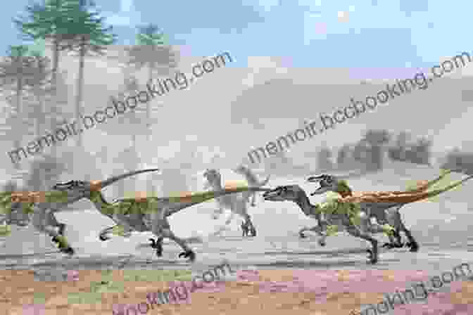 A Playful Group Of Velociraptors Hunting Their Prey Dinosaur Facts For Kids Animal For Kids Children S Animal