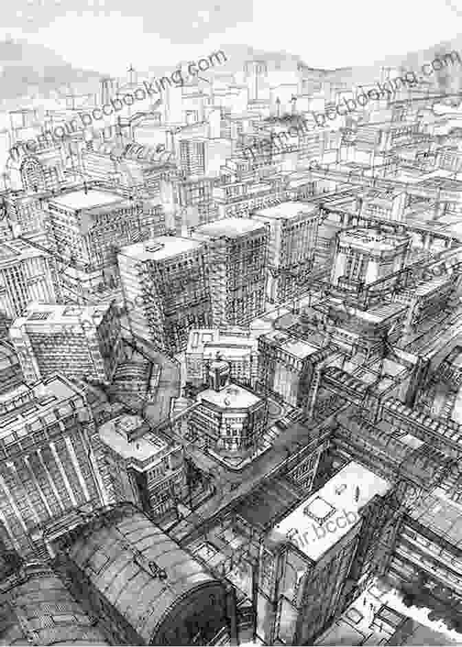 A Sprawling And Detailed Manga Cityscape, Filled With Vibrant Characters And Intricate Architecture How To Draw The Most Exciting Awesome Manga (Drawing)