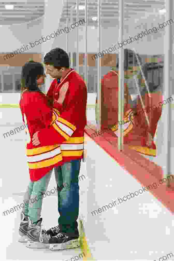 A Woman And A Man In Hockey Uniforms, Looking At Each Other With Intensity Rules: An Opposites Attract Sports Romance (Greyford Wolves 3)