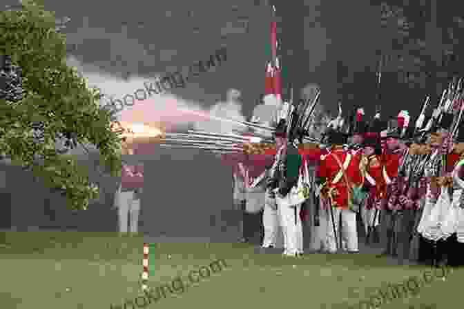 American Colonists Firing At British Regulars Battles Of Lexington Concord U S Revolutionary Period Grade 4 Children S Military