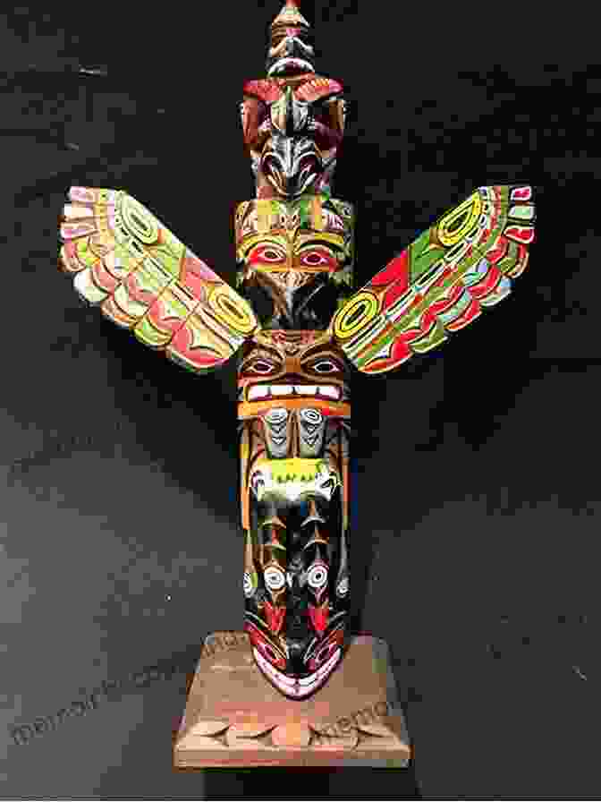An Intricately Carved Haida Totem Pole, Showcasing The Artistry And Storytelling Tradition Of The Haida People. Life In The Woodlands : The Haida And Iroquois Indians Social Studies Grade 3 Children S Geography Cultures