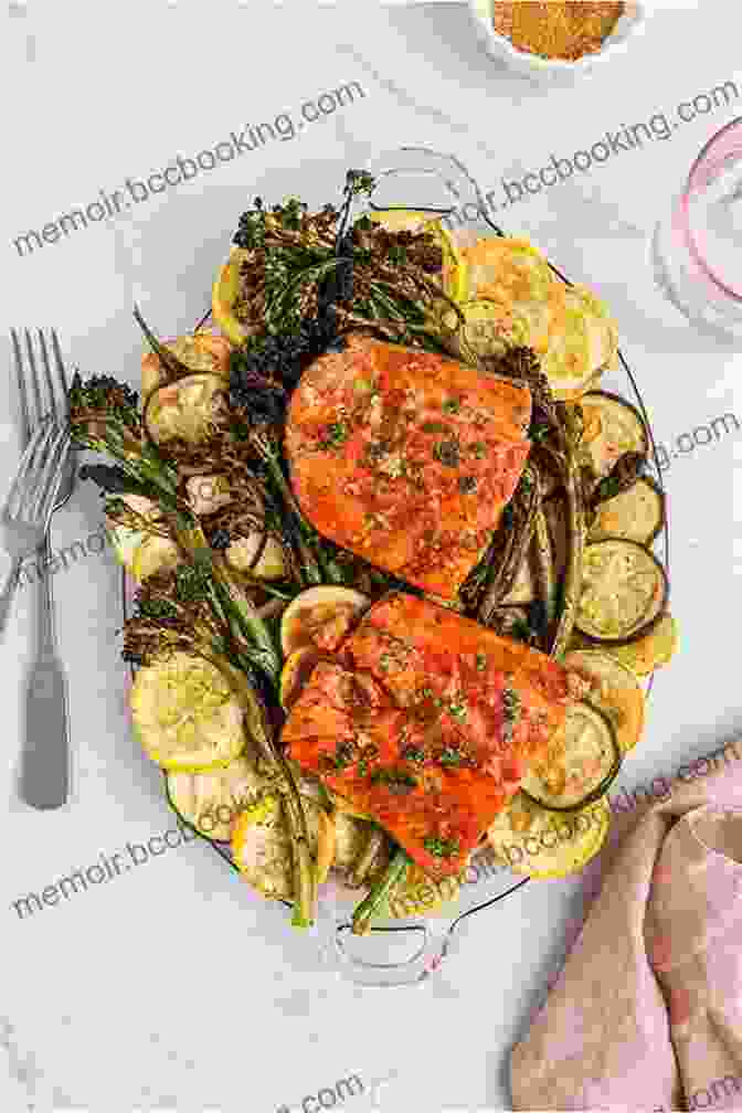 Baked Salmon With Roasted Vegetables The Big Of Baby Led Weaning: 105 Organic Healthy Recipes To Introduce Your Baby To Solid Foods