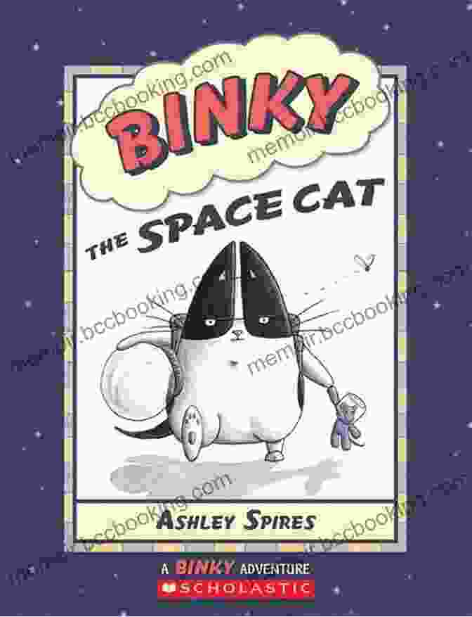 Binky The Space Cat Standing On A Rock In Outer Space Binky The Space Cat (A Binky Adventure 1)