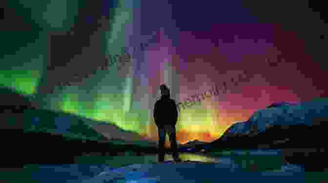 Brock And Becca Stand Together, Marveling At The Vibrant Display Of The Northern Lights Above The Arctic Landscape. BROCK AND BECCA NAVIGATE NUNAVUT (BROCK AND BECCA 16)