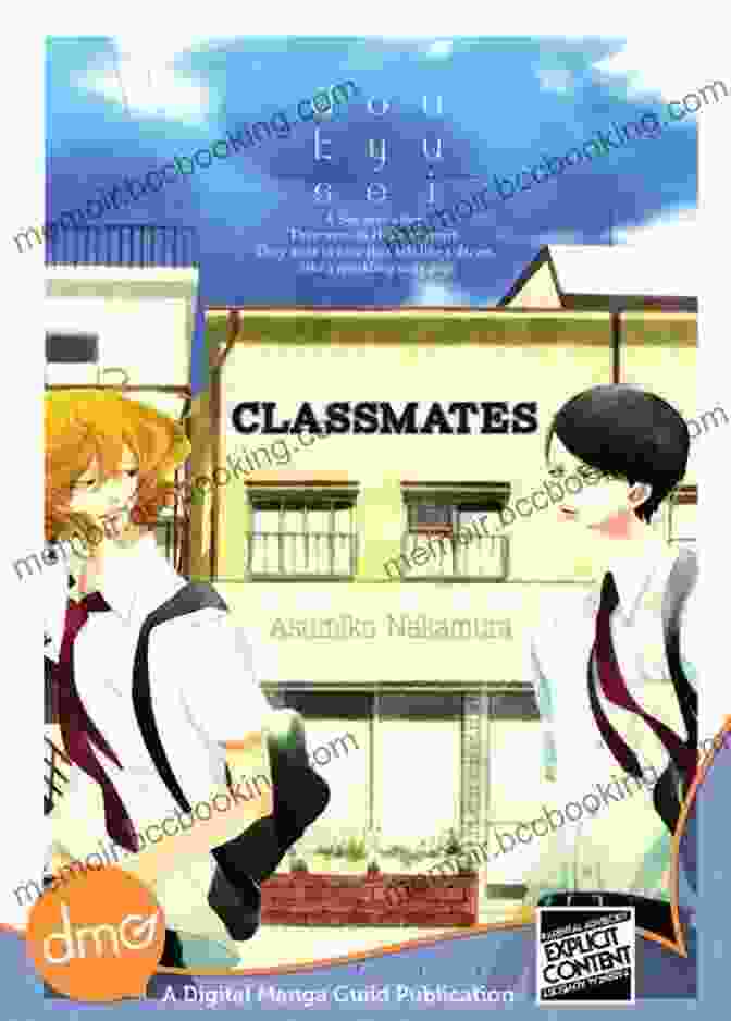Classmates Yaoi Manga Cover Two Male Characters Looking Into Each Other's Eyes With A Hint Of Romance Classmates (Yaoi Manga) Asumiko Nakamura