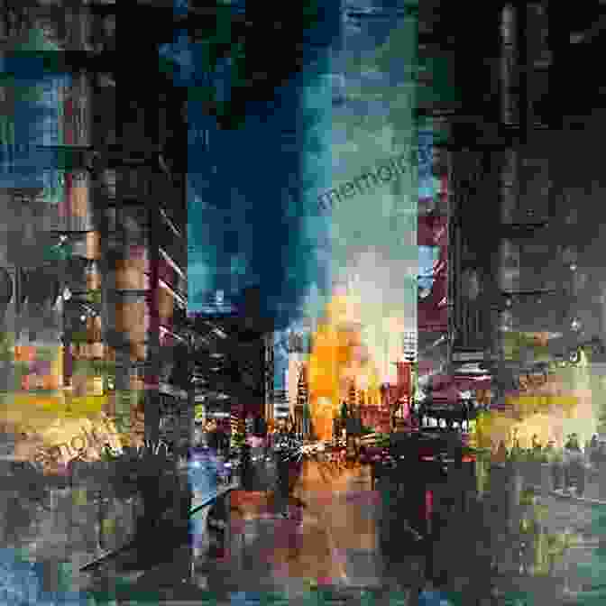 Ev Hales Painting A Vibrant Cityscape With Brushstrokes Capturing The Movement And Light Of The City Painting Urban Spaces: Cityscapes (Painting With Ev Hales 9)