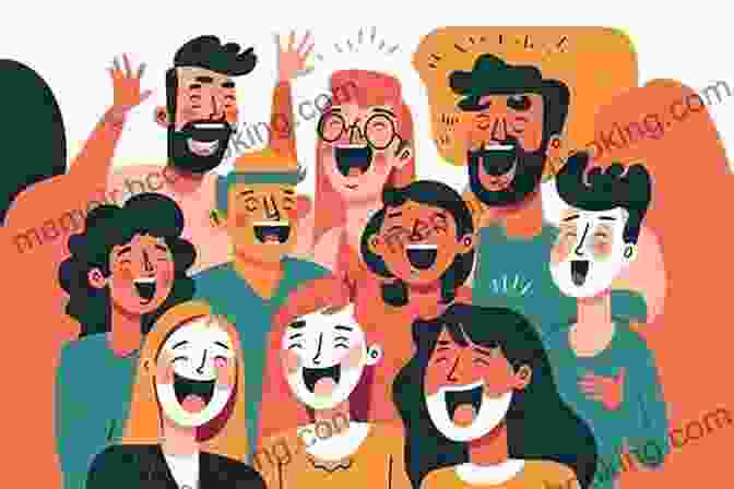 Exuberant Illustration Of People Laughing Together CHEEPS THE CHICK: Short Story Games Jokes And More