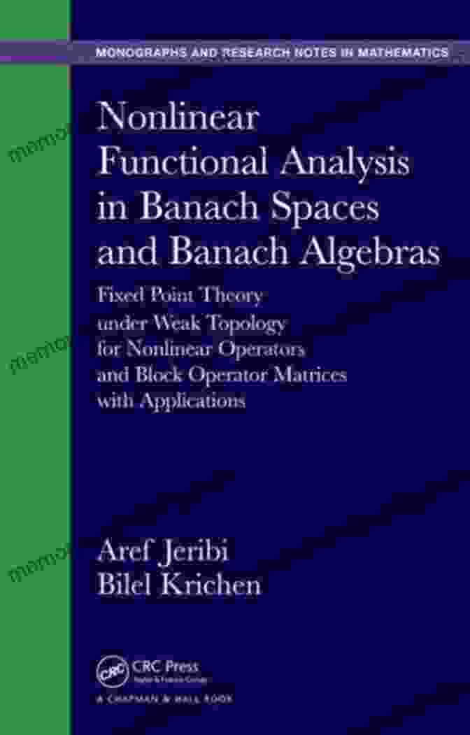 Fixed Point Theory Under Weak Topology For Nonlinear Operators And Block Nonlinear Functional Analysis In Banach Spaces And Banach Algebras: Fixed Point Theory Under Weak Topology For Nonlinear Operators And Block Operator Matrices And Research Notes In Mathematics 12)