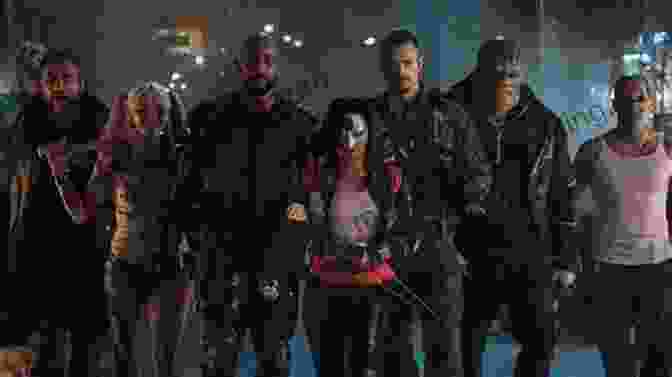 Harley Quinn In Her Suicide Squad Costume, Surrounded By Other Members Of The Team. Harley Quinn: Wild Card (Backstories)