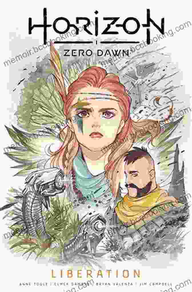 Horizon Zero Dawn Vol Anne Toole Book Cover Featuring Aloy On A Hunt Horizon Zero Dawn Vol 1 Anne Toole