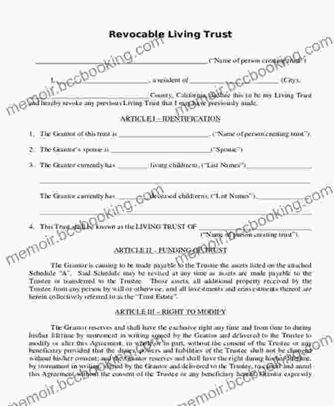 Image Of A Will And Trust Document The Inheritor S Guide: A Legal Financial And Emotional Guide For Adult Children Managing Their Parent S Legacy