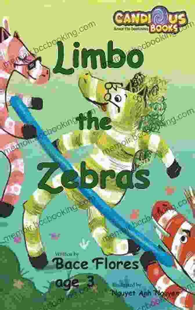 Limbo: The Zebras Bace Flores Book Cover, Showcasing A Vibrant And Surreal Landscape With Zebras And Vibrant Colors Limbo The Zebras Bace Flores