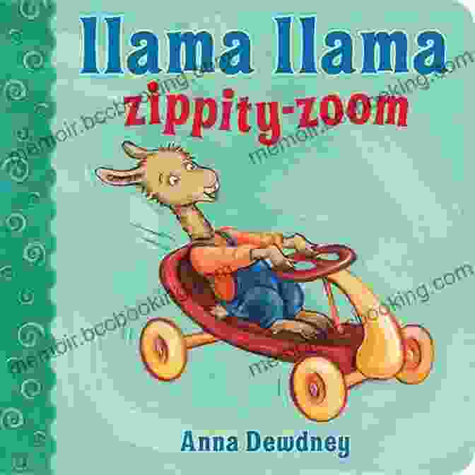 Llama Llama Zippity Zoom Book Cover, Featuring A Smiling Llama Riding A Scooter Llama Llama Zippity Zoom Anna Dewdney