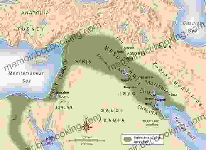 Map Of Ancient Mesopotamia Showing The Fertile Plains And River Systems Geography Of Ancient Mesopotamia Ancient Civilizations Grade 4 Children S Ancient History