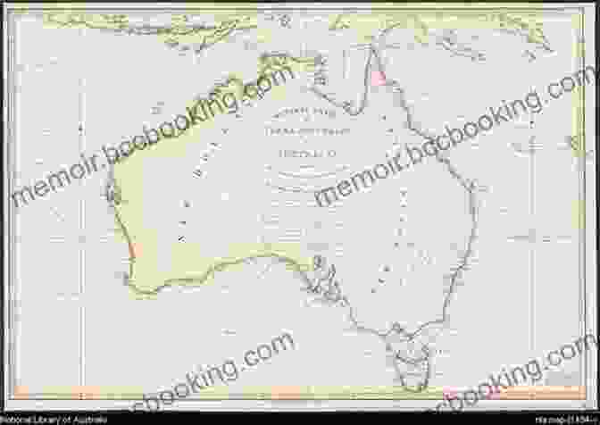 Map Of Australia By Matthew Flinders, Showing The Coastline He Surveyed European Perceptions Of Terra Australis