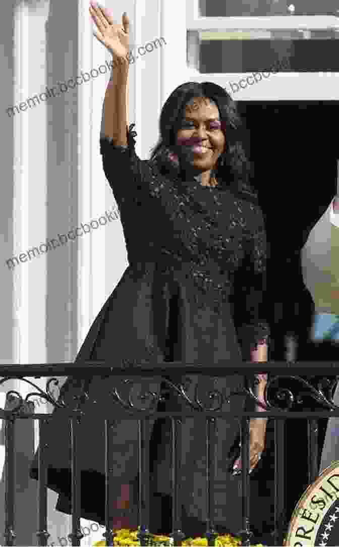 Michelle Obama Smiling And Waving I Look Up To Michelle Obama