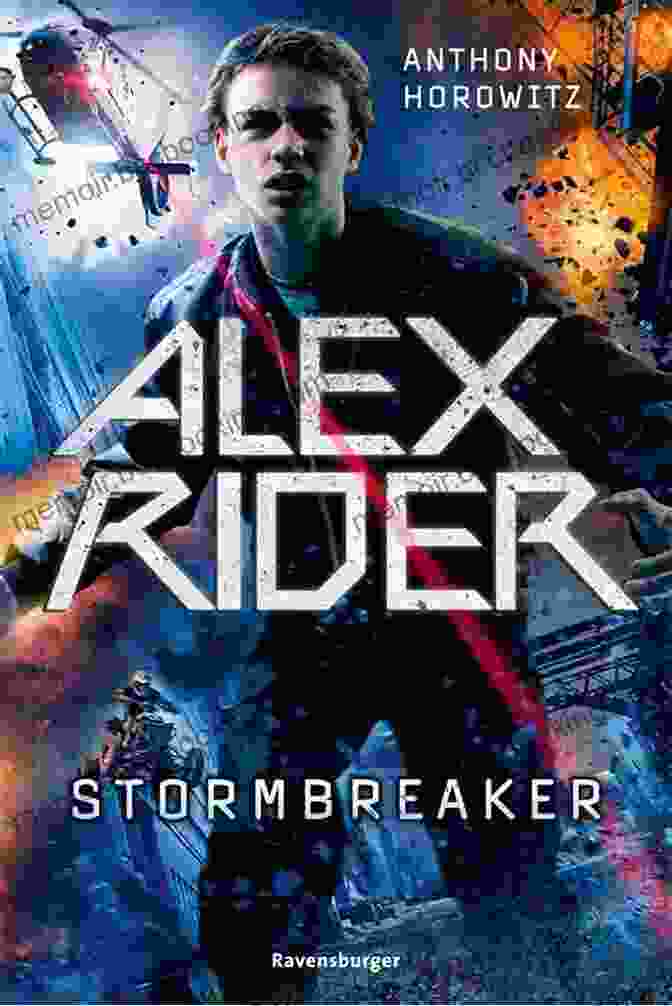 Stormbreaker Book Cover Featuring A Young Alex Rider Facing A Stormy Sky Stormbreaker (Alex Rider 1) Anthony Horowitz