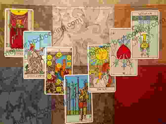 Tarot Card Spread Laid Out On A Table, Illuminating The Insights And Guidance They Offer Simple Tarot Card Meanings: Learn To Read Tarot Cards