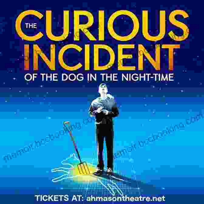 The Curious Incident Of The Dog In The Night Time Play Poster Featuring A Boy On A Red Background With A Silhouette Of A Dog The Collaboration (Modern Plays) Anthony McCarten