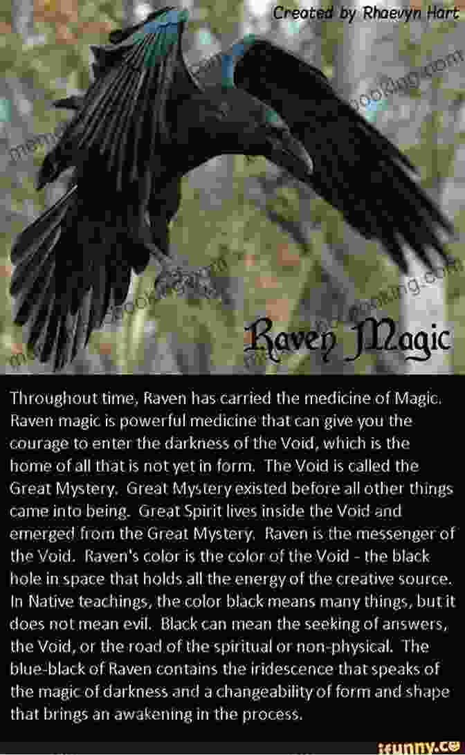 The Raven, A Mystical Creature, Emerges From The Darkness And Brings Forth Light And Life. The Raven Creates The World: Cherokee Creation Myth