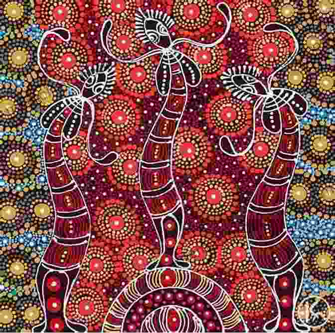 Vibrant Aboriginal Dot Painting Depicting Dreamtime Stories Chaos Packed To The Ends Of The Earth: Adventures In Australia And New Zealand
